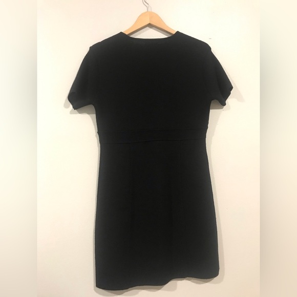 Ann Taylor Womes Classic Black Dress 100% Wool Size M Size M - Picture 7 of 7